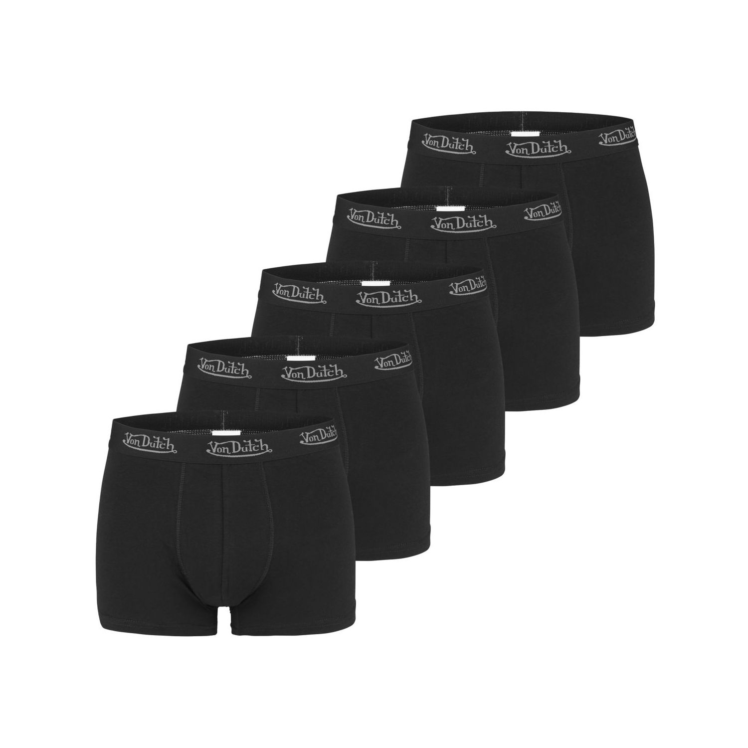 Lot de 5 boxers en coton Basic