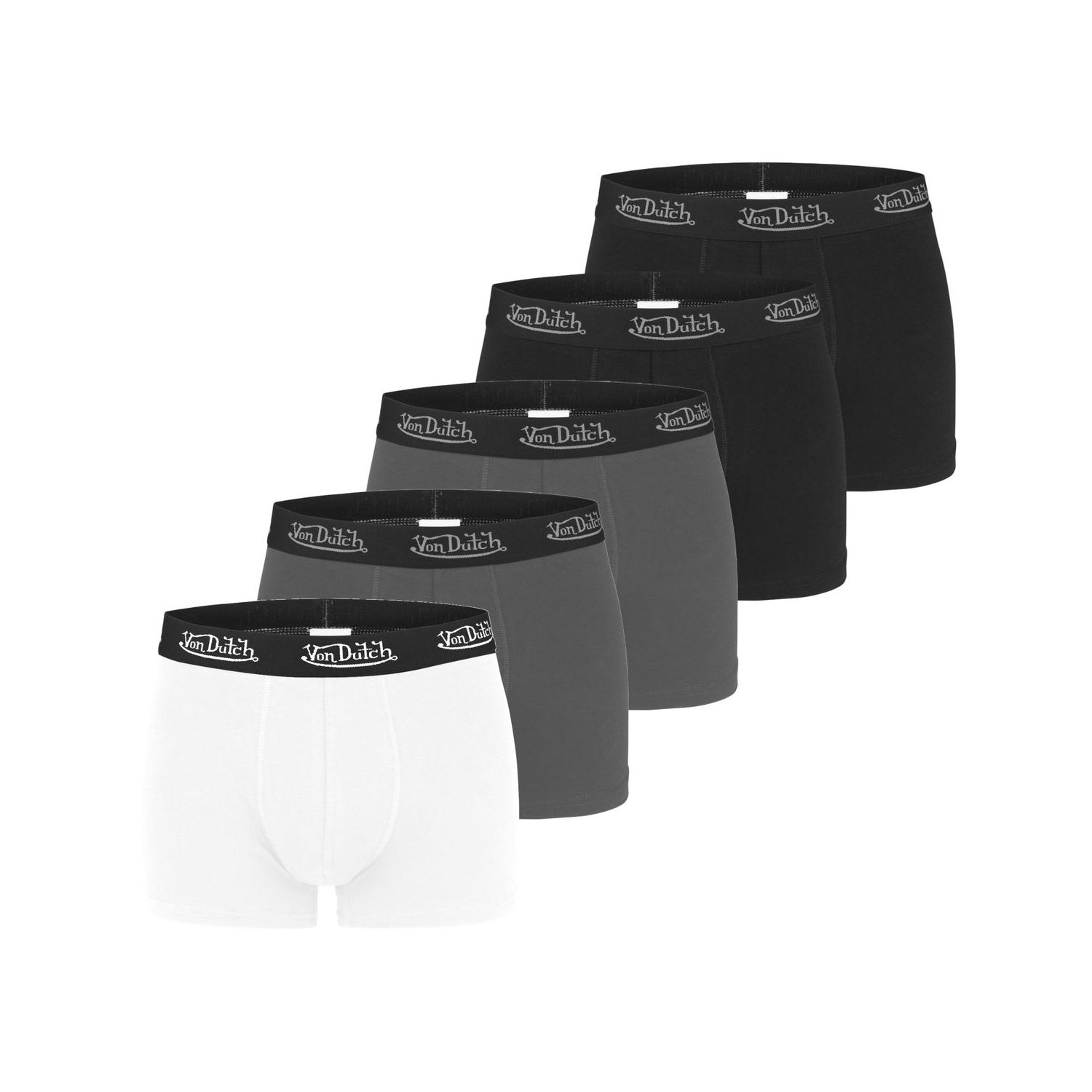 Lot de 5 boxers en coton Lot de 5 boxers en coton