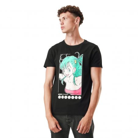 T-shirt homme en coton col rond Dragon Ball Bulma