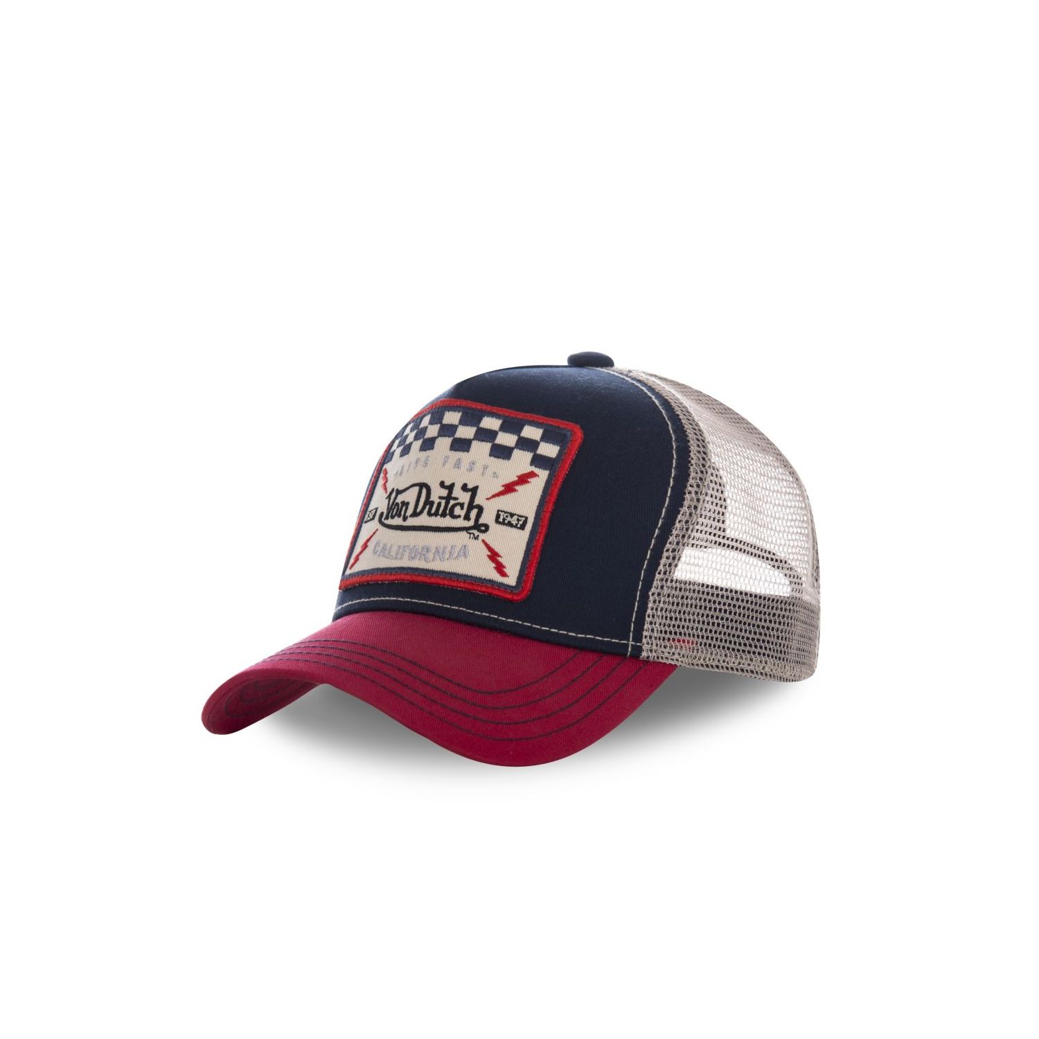 Casquette Trucker homme filet Square Bleu Marine Casquette Trucker homme filet Square Bleu Marine