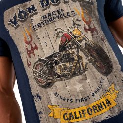 T-shirt col rond regular fit homme en coton Race