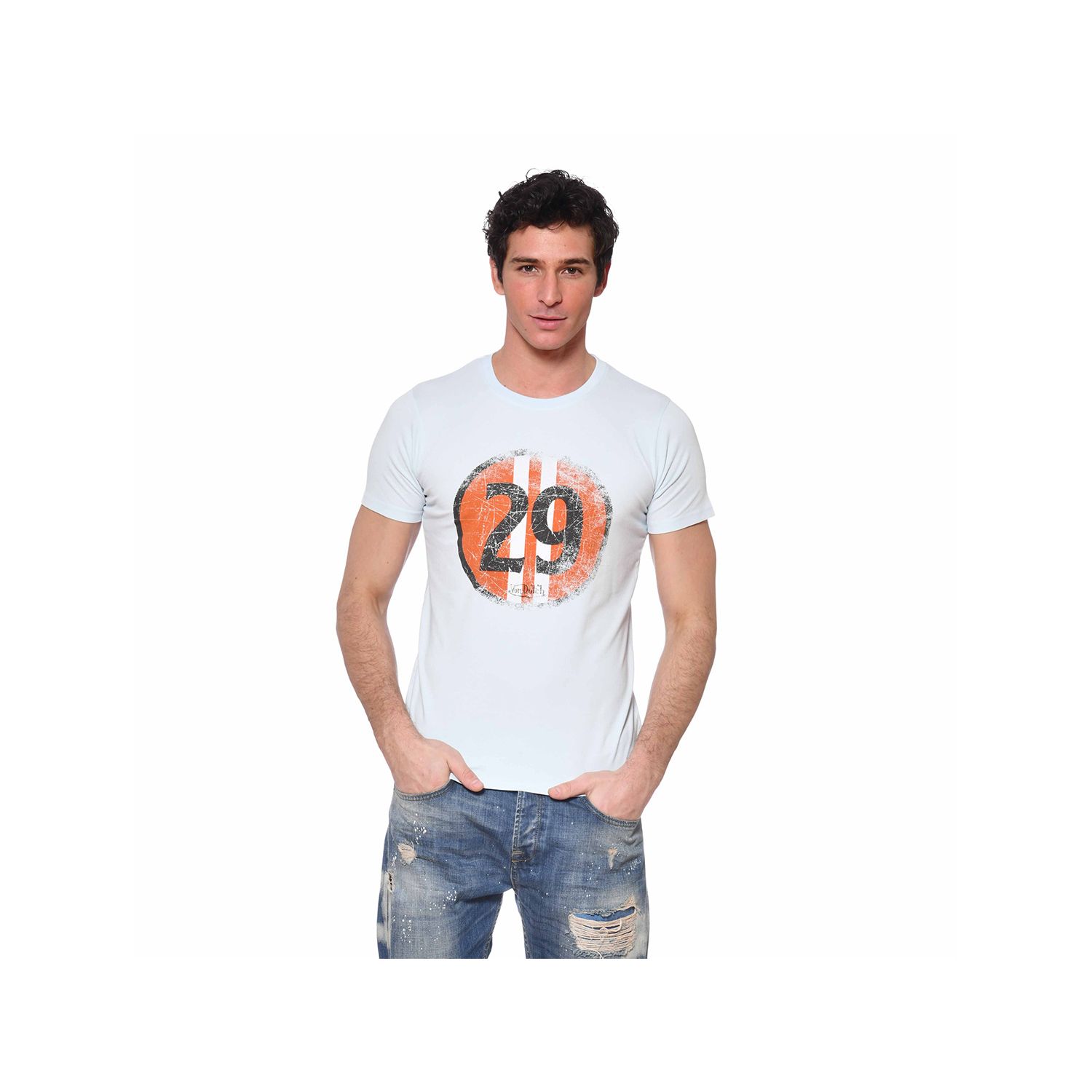 T-Shirt col rond coton homme Stee