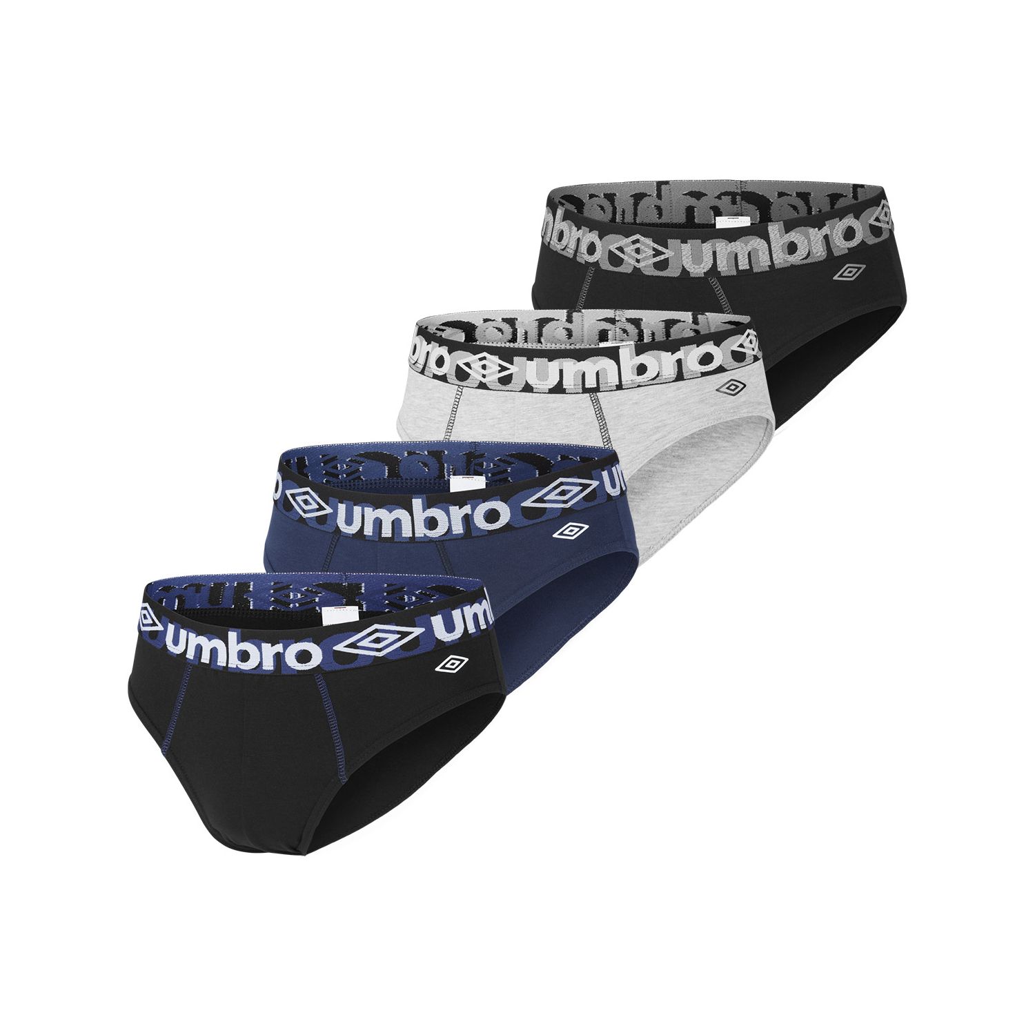 Lot de 4 slips homme en coton Uni Lot de 4 slips homme en coton Uni