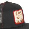 Casquette snapback  visière plate avec filet Looney Tunes Wile.E
