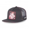 Casquette snapback visière plate avec filet One Piece Luffy
