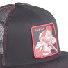 Casquette snapback visière plate avec filet One Piece Luffy