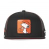 Casquette snapback  visière plate avec filet Peanuts