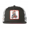 Casquette snapback  visière plate avec filet  Super Mario Kart Mario