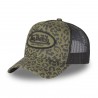 Casquette en coton trucker avec filet Leopard Casquette en coton trucker avec filet Leopard