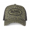 Casquette en coton trucker avec filet Leopard Casquette en coton trucker avec filet Leopard