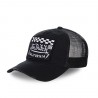 Casquette Trucker homme Ecusson Damier Noir