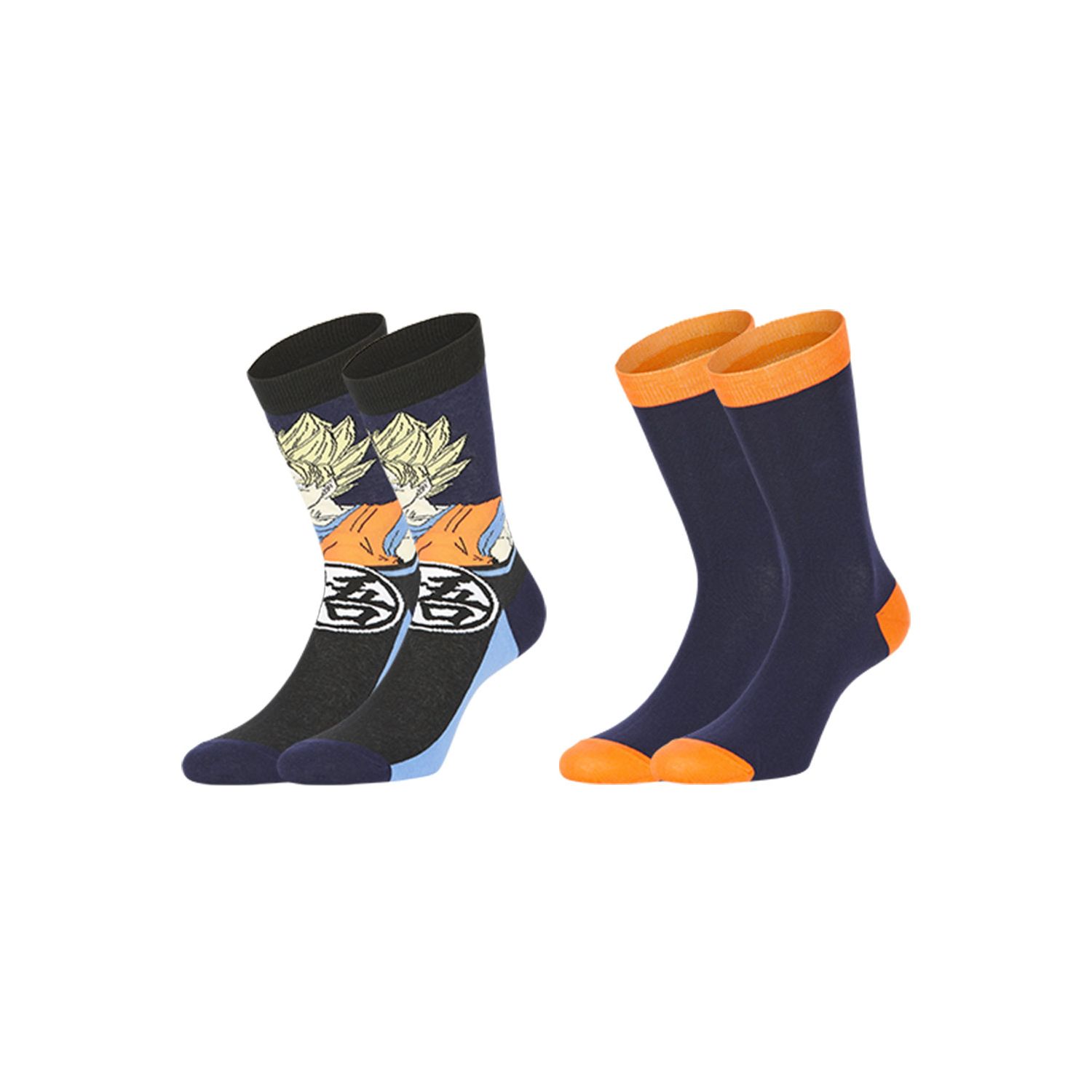 Lot de 2 paires de chaussettes Dragon Ball Z Homme