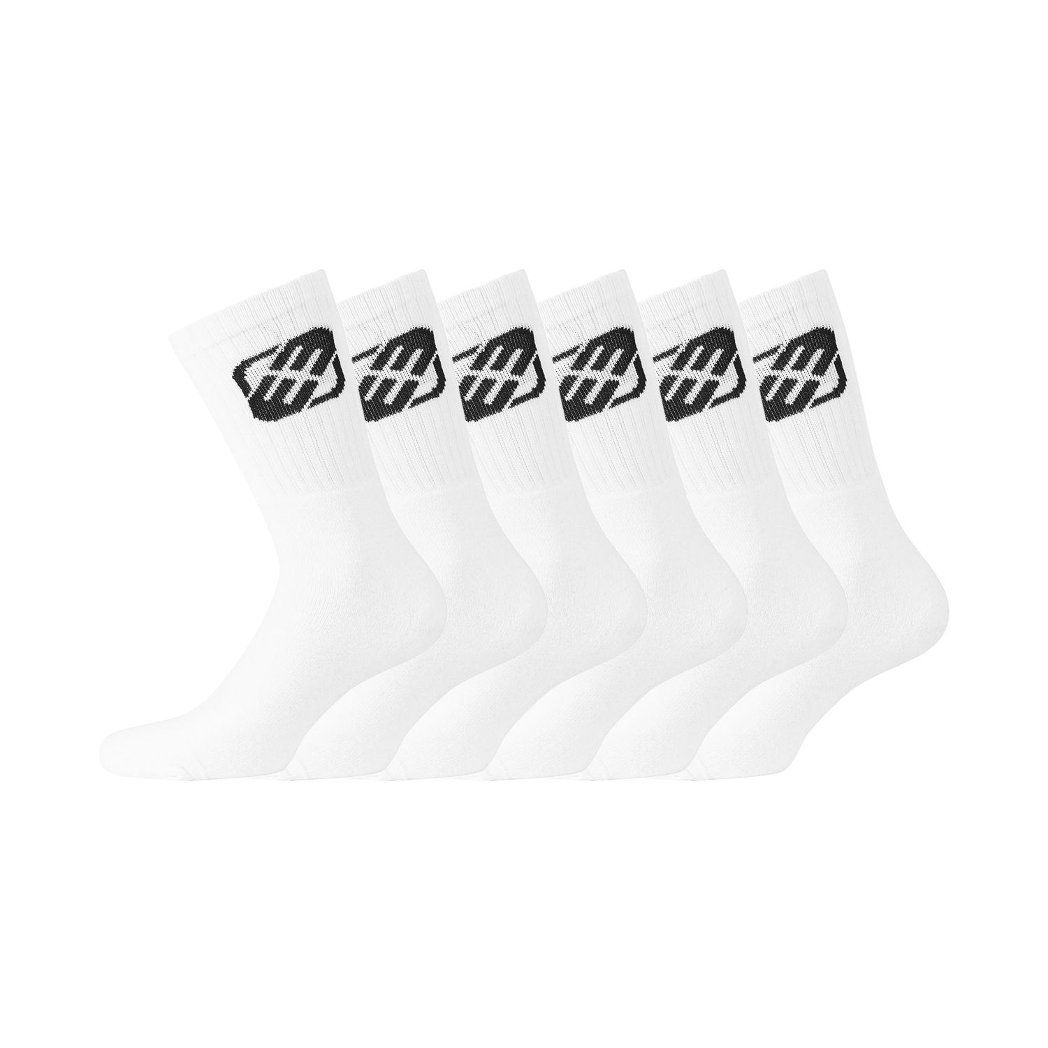 Lot de 6 Paires de Chaussettes Tennis homme