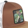 Casquette snapback  visière plate avec filet Dragon Ball Shenron