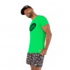 T-shirt col rond homme en coton Front