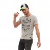 T-shirt homme col en v en coton List
