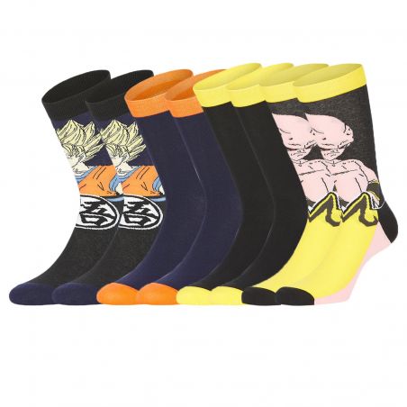 Lot de 4 paires de chaussettes Dragon Ball Z Garçon