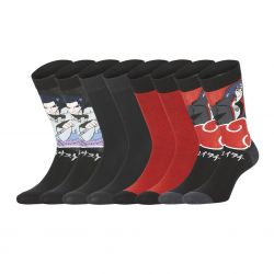 Lot de 4 paires de chaussettes Naruto Shippuden Garçon