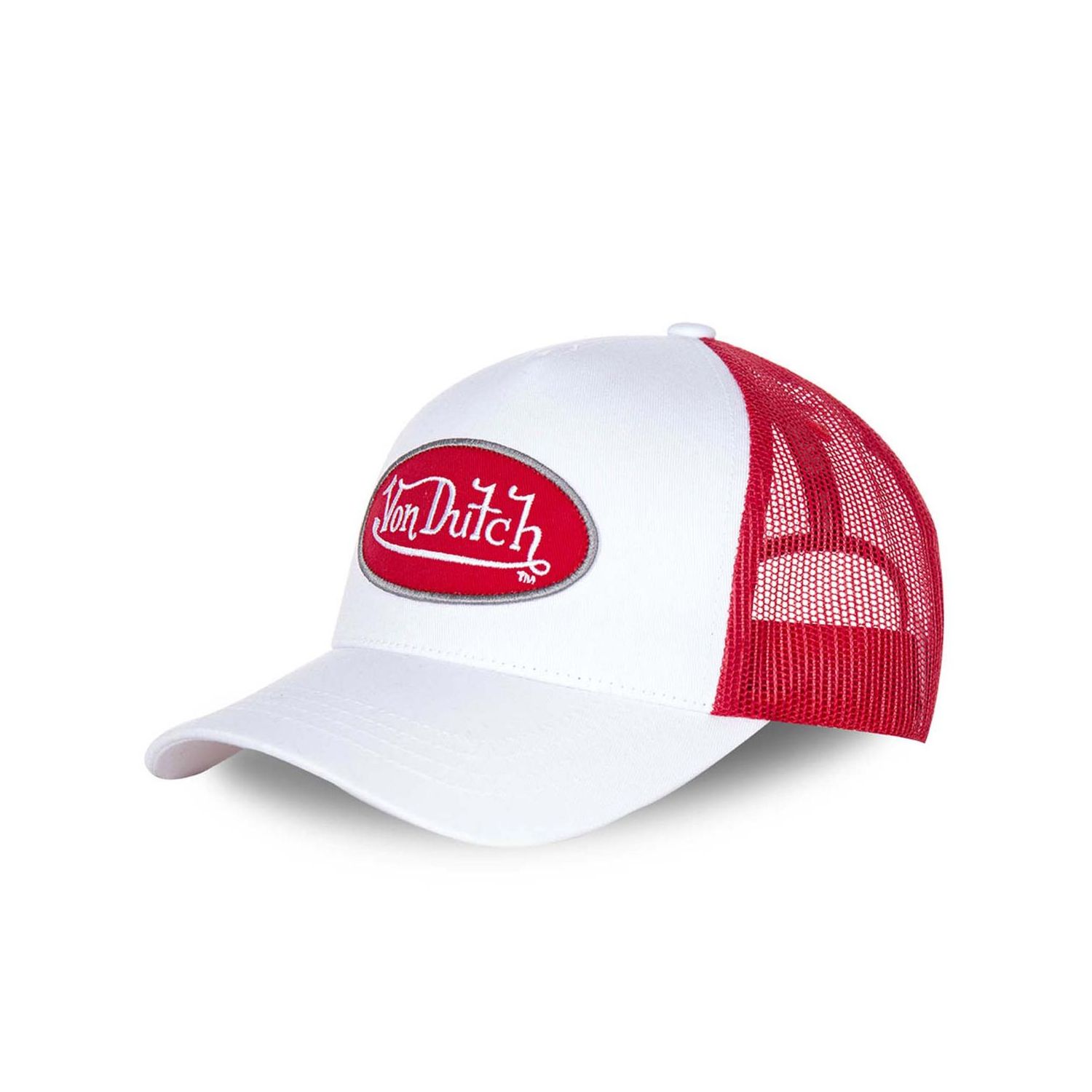 Casquette baseball homme Von Dutch BM Blanc filet rouge Casquette baseball homme Von Dutch BM Blanc filet rouge