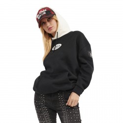 Sweat femme oversize avec...