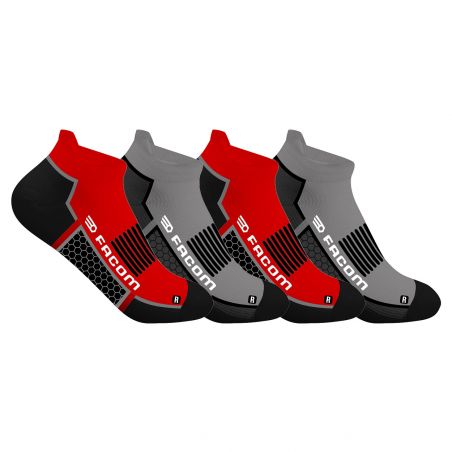 Lot de 4 paires de Chaussettes de travail courtes Hexa