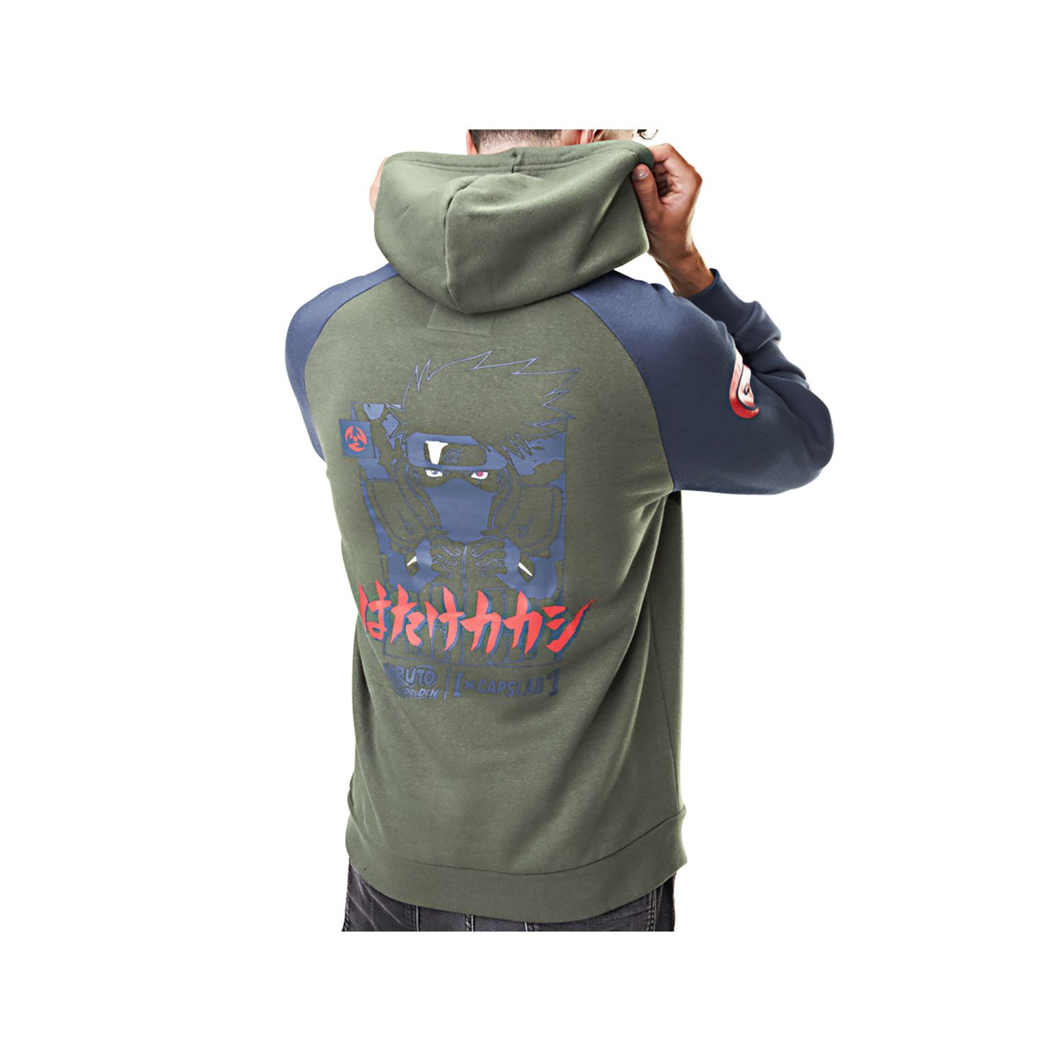 Sweat à capuche homme Naruto Kakashi