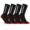 Lot de 4 paires de Chaussettes de travail Crew Saf