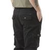 Pantalon cargo homme poches laterales avec écusson brodé en coton Ico Pantalon cargo homme poches laterales avec écusson brodé en coton Ico