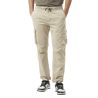 Pantalon cargo homme poches laterales avec écusson brodé en coton Ico Pantalon cargo homme poches laterales avec écusson brodé en coton Ico