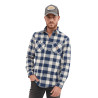 Chemise plaid avec poche et broderie dans le dos Jim Chemise plaid avec poche et broderie dans le dos Jim