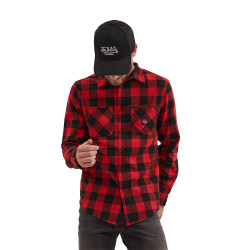 Chemise plaid avec poche et...