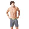 Lot de 4 Boxers longs homme chiné Aktiv Sport