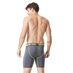 Lot de 4 Boxers longs homme chiné Aktiv Sport