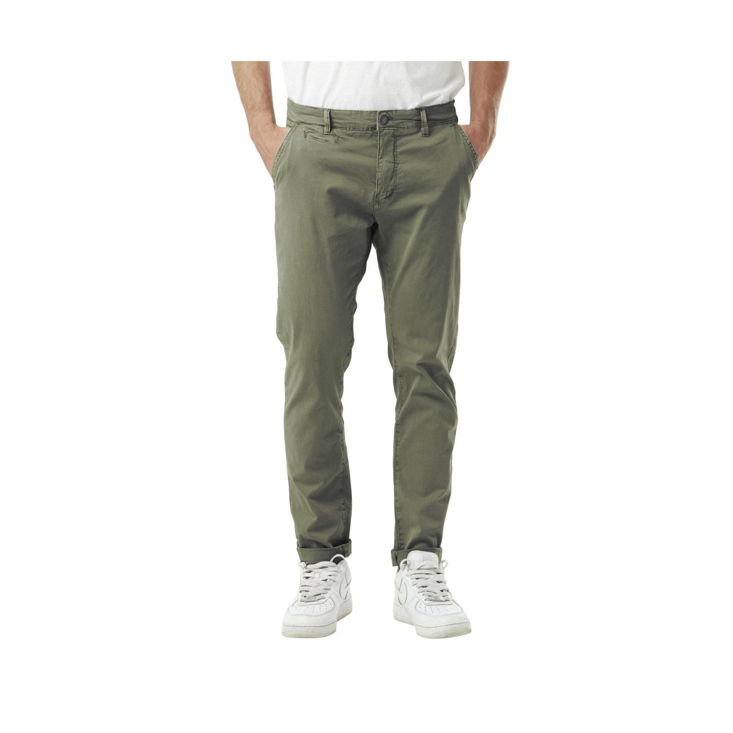 Pantalon chino ecusson brodé en coton Coast