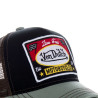 Casquette baseball homme VONDUTCH filet Square Noir et Vert Casquette baseball homme VONDUTCH filet Square Noir et Vert