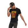T-shirt homme col rond en coton Box