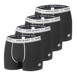 Lot de 4 Boxers coton homme Uni