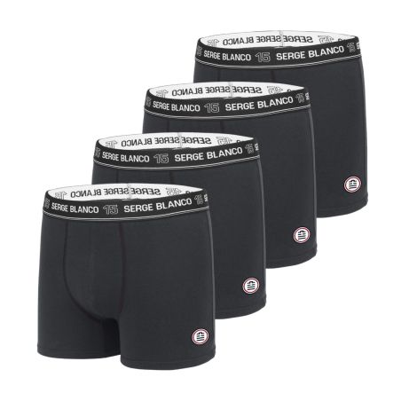 Lot de 4 Boxers coton homme uni