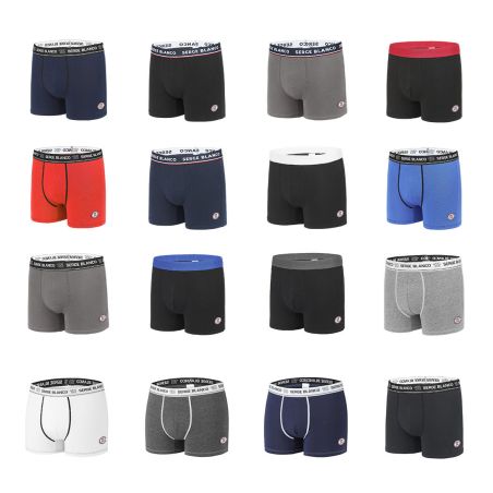 Pack Surprise de 6 Boxers coton homme