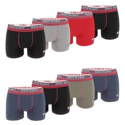 Lot de 8 boxers homme en coton