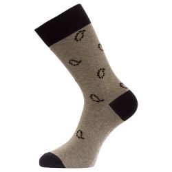 Lot de 3 paires de chaussettes de ville fantaisies en coton peigné