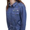 Robe femme effet jean en coton Den Robe femme effet jean en coton Den