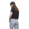 T-shirt long femme col rond Feu T-shirt long femme col rond Feu