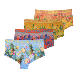 Lot de 4 shortys femme Flower