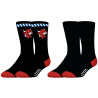 Lot de 2 paires de chaussettes homme La vache qui rit