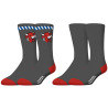 Lot de 2 paires de chaussettes homme La vache qui rit