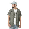 Chemise homme pique Paisley en coton Chemise homme pique Paisley en coton