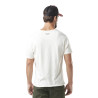 T-shirt homme slub col rond avec print en coton Fast
