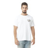 T-shirt homme waffle avec col patte de boutonnage et print en coton