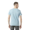 T-shirt homme col v avec traitement en coton Ron